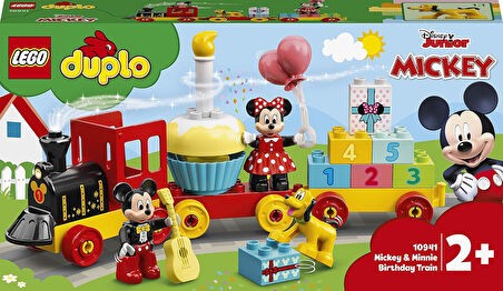 Lego Duplo ǀ Disney Mickey Ve Minnie Doğum Günü Treni 10941-2 Yaş Ve Üzeri Çocuklar Için Rakamlı Doğ