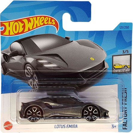 Hot Wheels - Lotus Emira - Factory Fresh 3/5 - Hkk78 - Short Card - Orta Motorlu Spor Araba - Gri Me