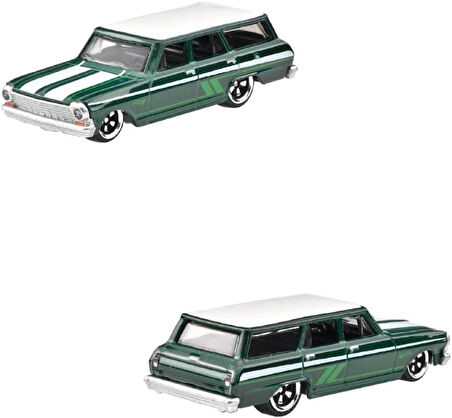 Hot Wheels Hot Wagons Arabalar Hwr56-Hrr89 01/05 '64 Chevy Nova Wagon