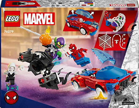Lego Marvel Örümcek Adam Yarış Arabası Ve Venom Green Goblin 76279 – 7 Yaş Ve Üzeri Süper Kahraman S