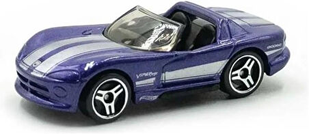 Hot Wheels - Dodge Viper Rt/10 - Hw Roadsters 7/10 - Hkk11 - Short Card - Mor - Mattel 2023