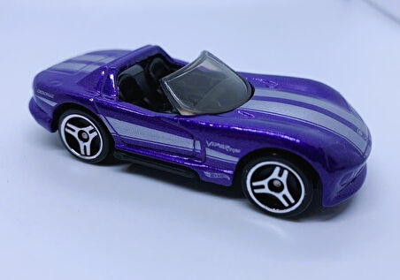 Hot Wheels - Dodge Viper Rt/10 - Hw Roadsters 7/10 - Hkk11 - Short Card - Mor - Mattel 2023