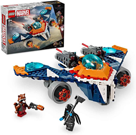 Lego Marvel Rocket’In Warbird Aracı Ronan’A Karşı 76278 – 8 Yaş Ve Üzeri Süper Kahraman Seven Çocukl