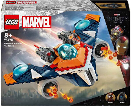 Lego Marvel Rocket’In Warbird Aracı Ronan’A Karşı 76278 – 8 Yaş Ve Üzeri Süper Kahraman Seven Çocukl