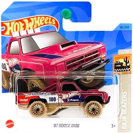Hot Wheels Tekli Arabalar 87 Dodge D100 Hkg73