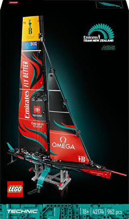 Lego Technic Emirates Team New Zealand Ac75 Yat 42174 - Yetişkinler Için Yelkenli Tekne Modeli Yapım
