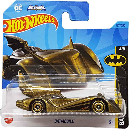 Hot Wheels - Batmobile - Batman: The Brave And The Bold 4/5 - Hkj75 - Short Card - Dc - Metalik Zeyt