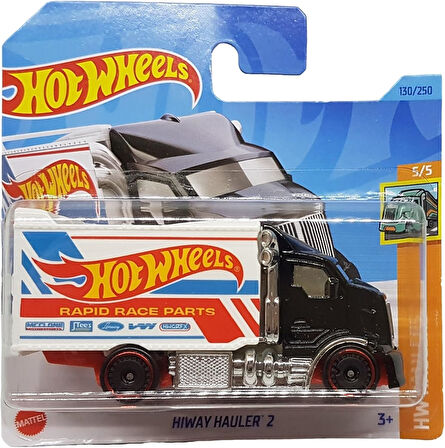 Hot Wheels - Hiway Hauler 2 - Hw Haulers 5/5 - Hkh27 - Short Card - Transporter - Rapid Race Parts -