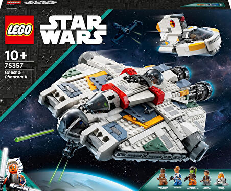 Lego® Star Wars: Ahsoka Ghost Ve Phantom Ii 75357-10 Yaş Ve Üzeri Star Wars Hayranı Çocuklar Için Ya