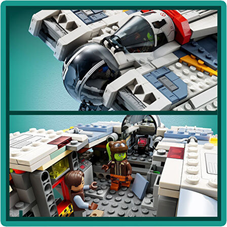 Lego® Star Wars: Ahsoka Ghost Ve Phantom Ii 75357-10 Yaş Ve Üzeri Star Wars Hayranı Çocuklar Için Ya