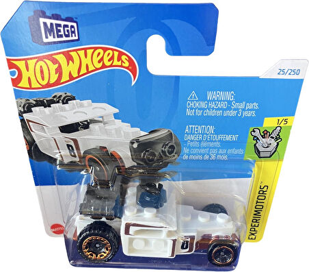 Hot Wheels - Brick And Motor - Experimotors 1/5 - Htc97 - Short Card - Mega - Moving Parts - Mattel 
