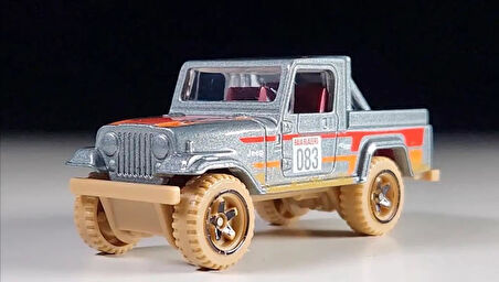Hot Wheels - Jeep Scrambler - Baja Blazers 8/10 - Hkg78 - Short Card - Arazi Aracı - Kamyon - Gri Me