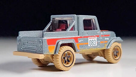 Hot Wheels - Jeep Scrambler - Baja Blazers 8/10 - Hkg78 - Short Card - Arazi Aracı - Kamyon - Gri Me