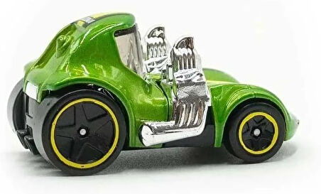 Hot Wheels - Tooned Twin Mill - Tooned 1/5 - Hkh14 - Short Card - Açık Yeşil Metalik - Mattel 2023