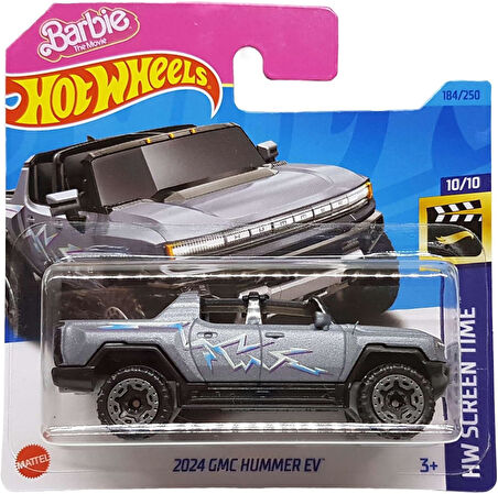 Hot Wheels - 2024 Gmc Hummer Ev - Hw Screen Time 10/10 - Hkh13 - Short Card - Barbie The Movie - Gm 