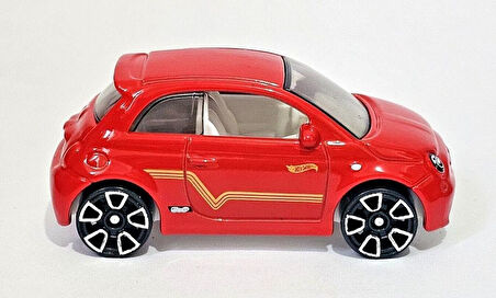 Hot Wheels - Fiat 500E - Hw Green Speed 8/10 - Hkk24 - Short Card - Kırmızı - Mattel 2023