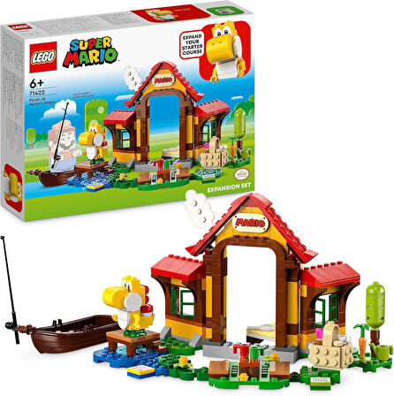 Lego Super Mario Mario’Nun Evinde Piknik Ek Macera Seti 71422 (259 Parça)