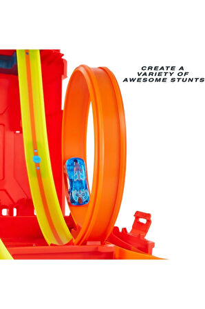 Track Builder Benzin Bidonu Akrobasi Seti, 4 Yaş Ve Üzeri, Hdx78