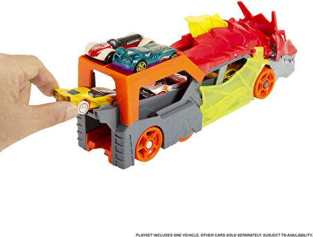 Hot Wheels Fırlatıcı Ve Taşıyıcı Ejderha, 3 Yaş Ve Üzeri, Gtk42