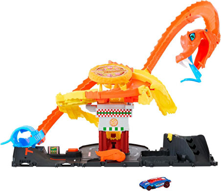 Hot Wheels Pizza Dükkanında Kobra Macerası Oyun Seti