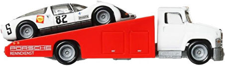 Hot Wheels Premium Car Culture Team Transport Flf56-Hrv47 '66 Porsche 906 Carrera 6 & Carry On