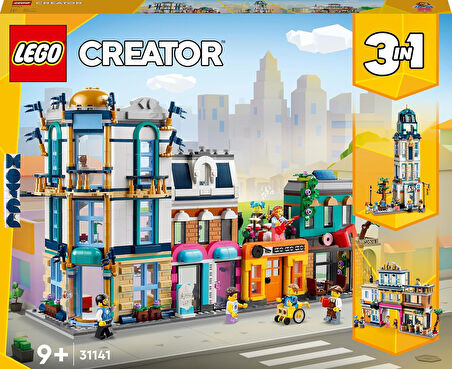 Lego® Creator 3’Ü 1 Arada Ana Cadde 31141-9 Yaş Ve Üzeri Çocuklar Için Oyuncak Bir Şehir, Art Deco B