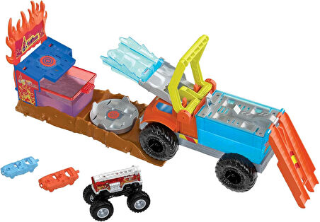 Hot Wheels Monster Trucks Arena Mücadelesi Color Shifters Oyun Seti, Oyuncak