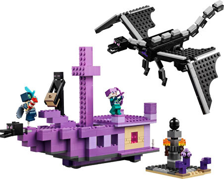 Lego Minecraft Ender Ejderhası Ve End Gemisi 21264-8 Yaş Ve Üzeri Macera Oyunları Seven Çocuklar İçi