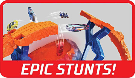 Hot Wheels Monster Trucks Volkanik Alanda Macera Oyun Seti, 4 Yaş Ve Üzeri, Gyl14