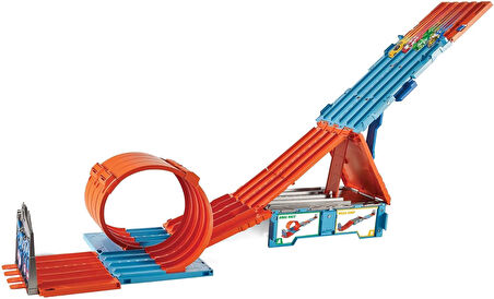 Hot Wheels Yarış Kutusu, Tek Sette 3 Akrobasi Heyecanı Bulunur, Taşınabilir Saklama Kutusu Dahil, 6-