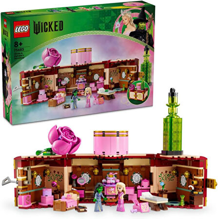 Lego Wicked Glinda Ve Elphaba’Nın Yurdu 75683-8 Yaş Ve Üzeri Çocuklar Için 2 Mini Bebek İçeren Fanta