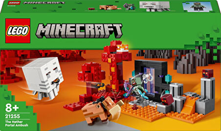 Lego Minecraft Nether Geçidi Pususu 21255-8 Yaş Ve Üzeri Macera Oyunları Seven Çocuklar İçin Yaratıc