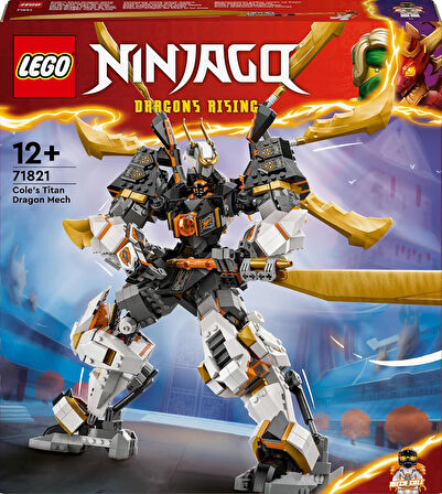 Lego Ninjago Cole’Un Titan Ejderha Robotu 71821 – 12 Yaş Ve Üzeri İçin Cole Minifigürü İçeren Yaratı