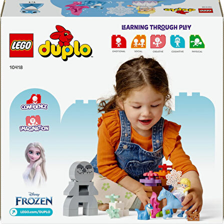 Lego® Duplo │ Disney Elsa Ve Bruni Büyülü Ormanda 10418, 2 Yaş Ve Üzeri Çocuklar Için Elsa Mini Bebe