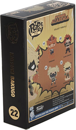 Funko Pop! Sized Pin: My Hero Academia - Chase Ile Bakugo (Stiller Değişebilir)