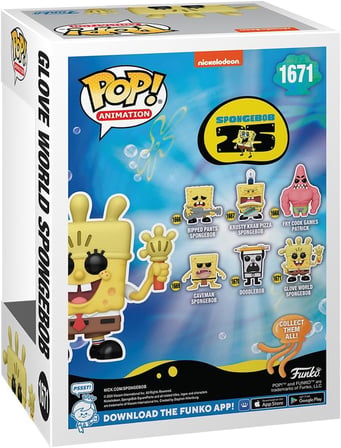 Funko Animasyon: Spongebob Squarepants 25Th - Eldiven Dünya Sünger Bob