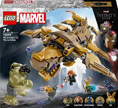 Lego Marvel Avengers, Leviathan’A Karşı 76290-7 Yaş Ve Üzeri Süper Kahraman Sevenler İçin Yaratıcı O
