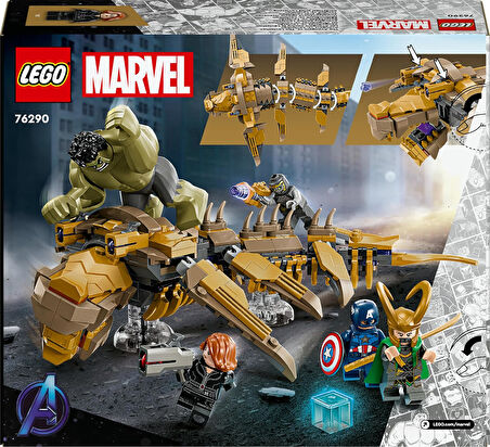 Lego Marvel Avengers, Leviathan’A Karşı 76290-7 Yaş Ve Üzeri Süper Kahraman Sevenler İçin Yaratıcı O