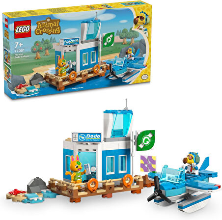 Lego Animal Crossing Dodo Airlines Ile Uçun 77051-7 Yaş Ve Üzeri Çocuklar İçin Uçak İçeren Oyuncak H