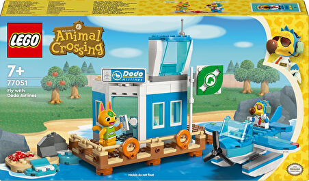 Lego Animal Crossing Dodo Airlines Ile Uçun 77051-7 Yaş Ve Üzeri Çocuklar İçin Uçak İçeren Oyuncak H