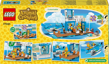 Lego Animal Crossing Dodo Airlines Ile Uçun 77051-7 Yaş Ve Üzeri Çocuklar İçin Uçak İçeren Oyuncak H