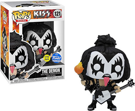 Funko Pop! Kiss: Şeytan - Karanlıkta Glow Koleksiyon - Çevrimiçi Özel