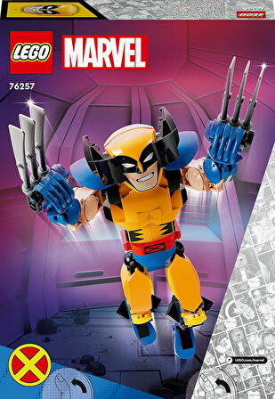 Lego ® Marvel Super Heroes Wolverine Yapım Figürü 76257-8 Yaş Ve Üzeri Çocuklar Için Tam Eklemli X-M