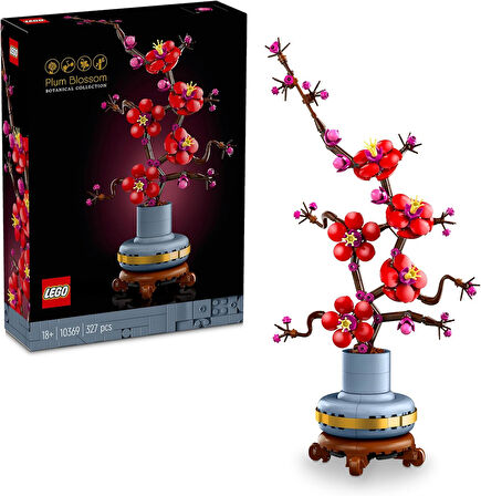 Lego Icons Erik Çiçeği 10369 - Yetişkinler Için Bakım Gerektirmeyen Dekoratif Bitki Yapım Seti (327 