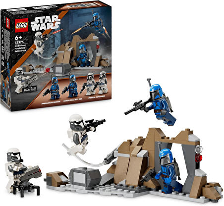 Lego Star Wars: The Mandalorian Mandalore Pususu Savaş Paketi 75373, 6 Yaş Ve Üzeri Çocuklar Için 4 