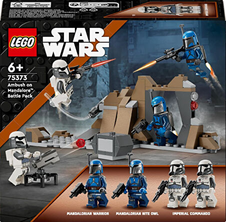 Lego Star Wars: The Mandalorian Mandalore Pususu Savaş Paketi 75373, 6 Yaş Ve Üzeri Çocuklar Için 4 