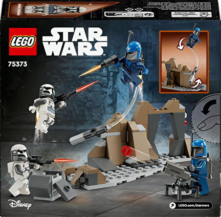 Lego Star Wars: The Mandalorian Mandalore Pususu Savaş Paketi 75373, 6 Yaş Ve Üzeri Çocuklar Için 4 