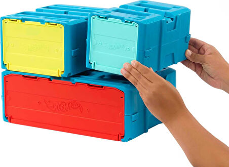 Hot Wheels Track Builder Alev Temalı Akrobasi Seti
