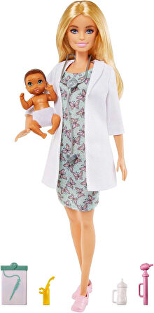 Mattel Barbie Bebek Doktoru Seti Gvk03