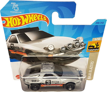 Hot Wheels - Porsche 928S Safari - Baja Blazers 5/10 - Hkg46 - Short Card - Sparco - Bilstein - Bbs 